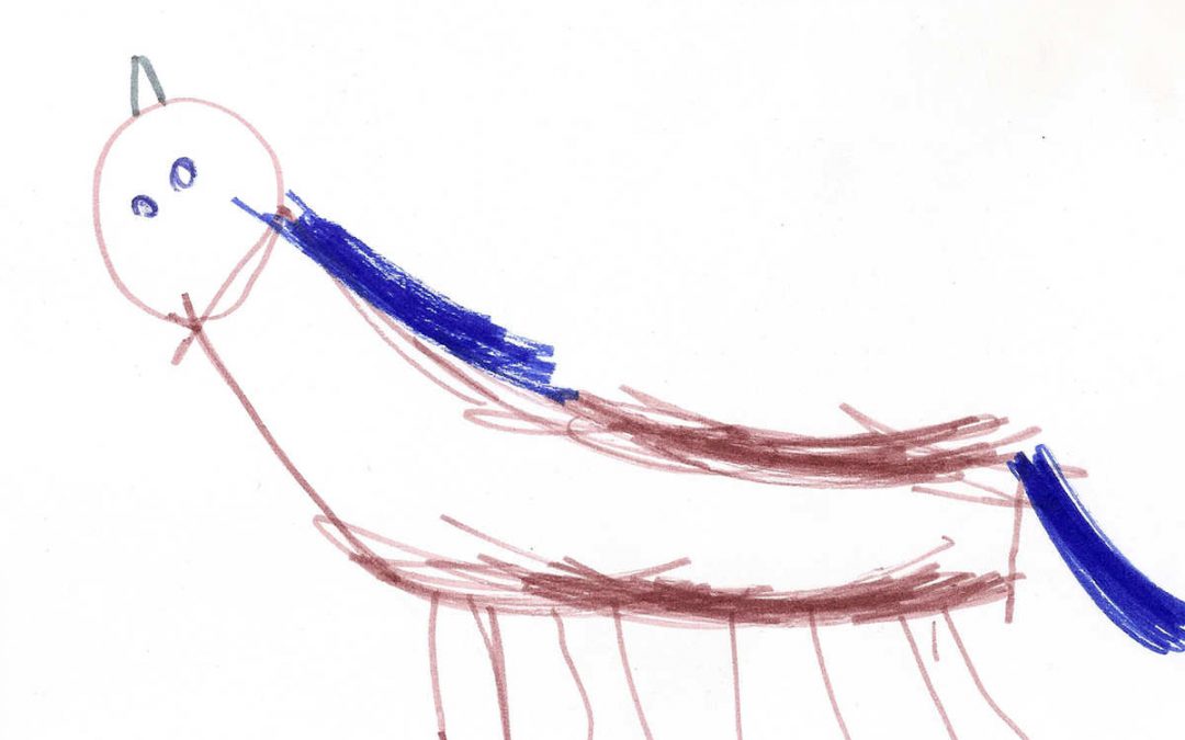 Local Grade Schooler Throws Hat into Horse-Drawing Ring